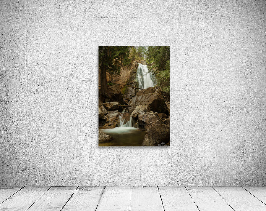 Falls Creek Falls near Winthrop in Cascade Mountains in Washingt Wall Preview