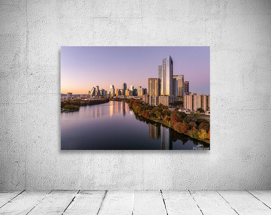 Lady Bird Lake view of Austin Skyline in 2026 Wall Preview