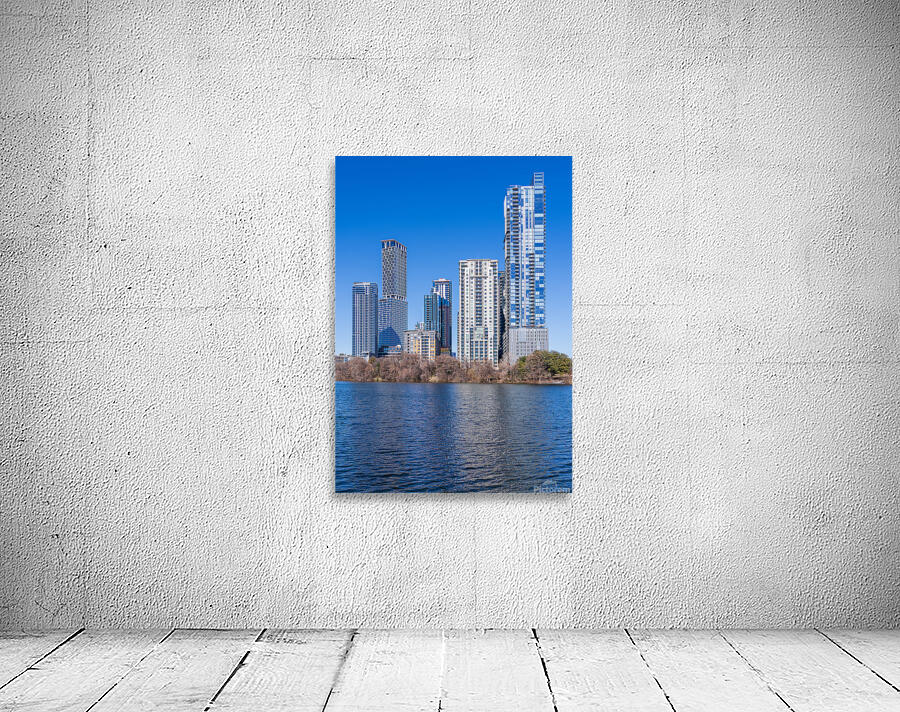 Modern Rainey Street Austin apartments above lake Wall Preview