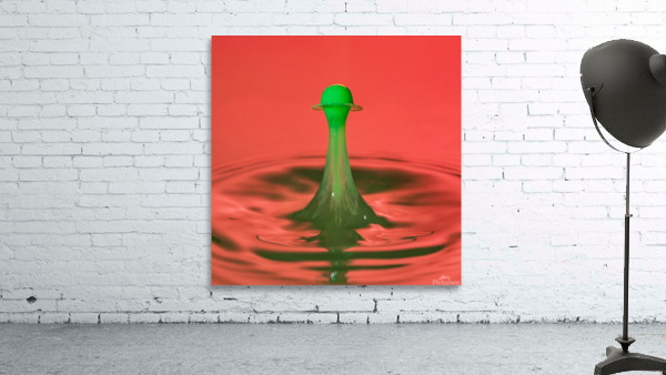 Water droplet collision - coating Wall Preview