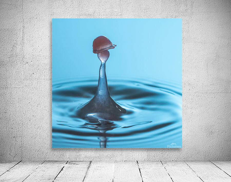 Water droplet collision - soldier Wall Preview