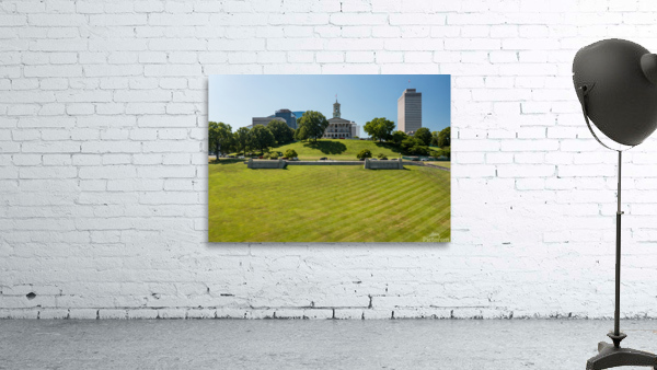 Grass before State Capitol building in Nashville Tennessee Wall Preview