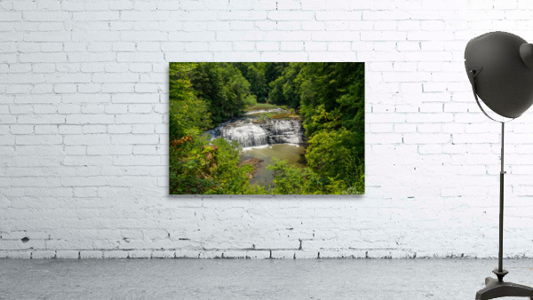 Burgess Falls in Tennessee in summer Wall Preview