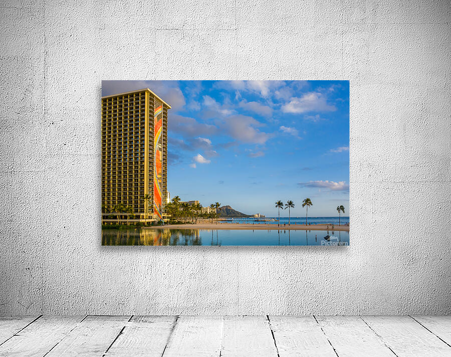 Hilton Hawaiian Village in Waikiki Hawaii Wall Preview