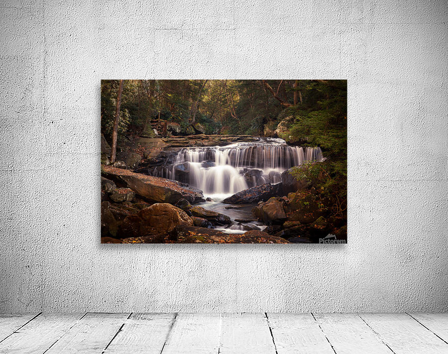 Water cascade on Deckers Creek near Masontown WV Wall Preview