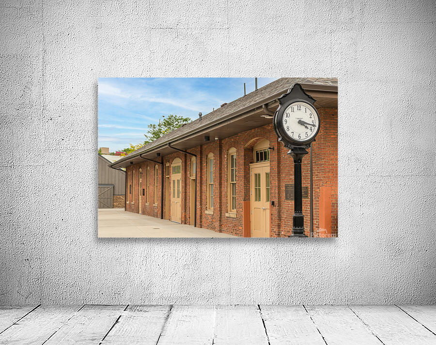 Restored Union Railway station building in Morgantown Wall Preview