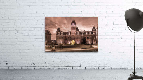 Woodburn Hall at West Virginia University in Morgantown WV Wall Preview