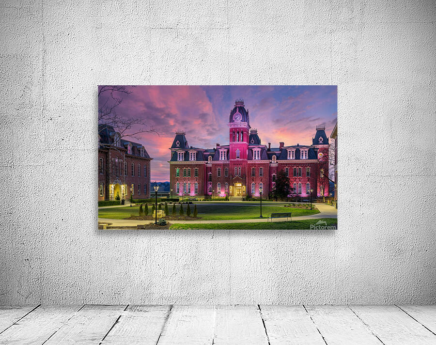 Woodburn Hall at West Virginia University in Morgantown WV Wall Preview