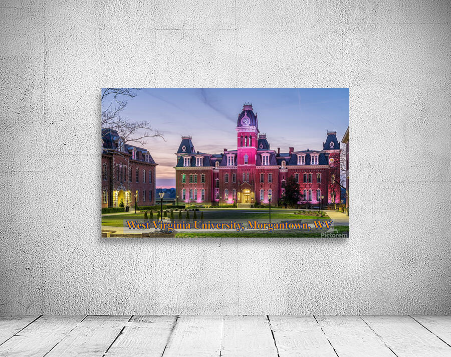 Woodburn Hall at West Virginia University in Morgantown WV Wall Preview
