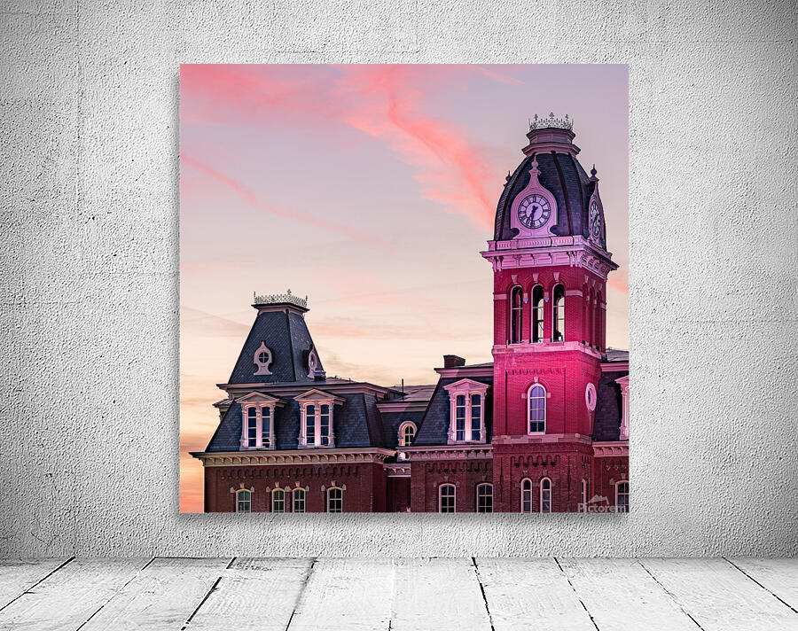 Woodburn Hall at West Virginia University in Morgantown WV Wall Preview