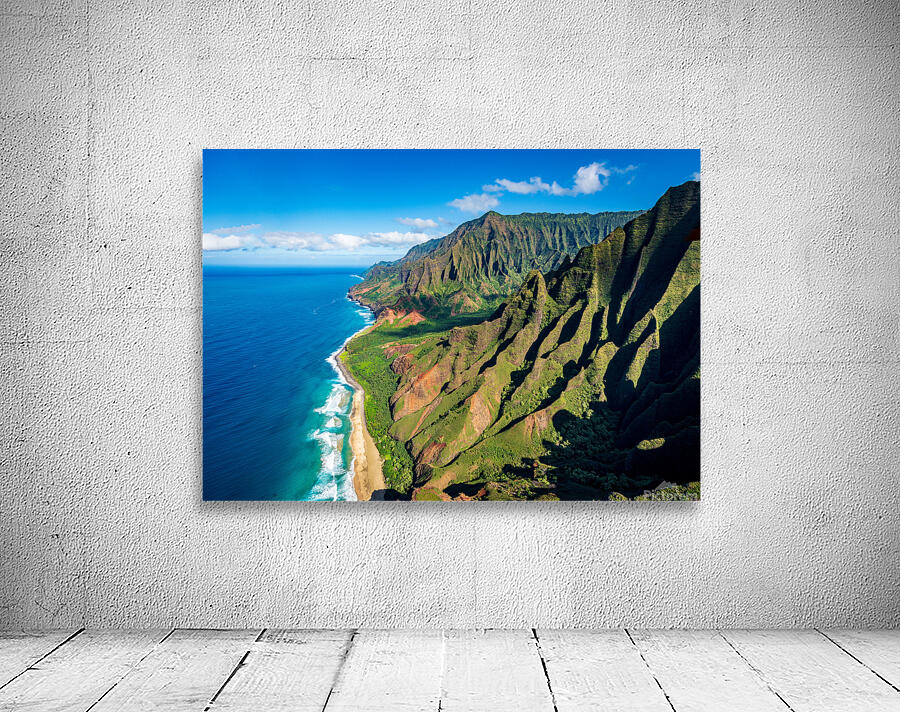 Coastline of Na Pali on Kauai Wall Preview