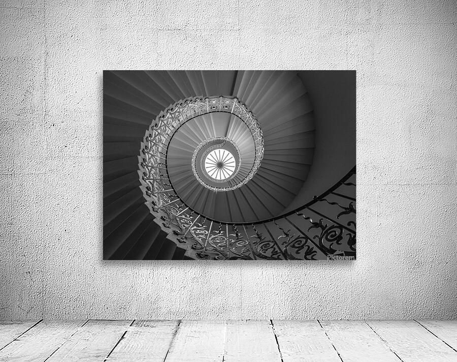 Tulip staircase in Queens Palace in Greenwich Wall Preview