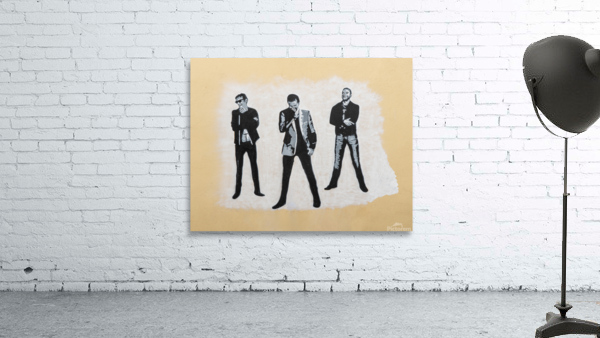 Wall painting of the pop group Muse  Wall Preview