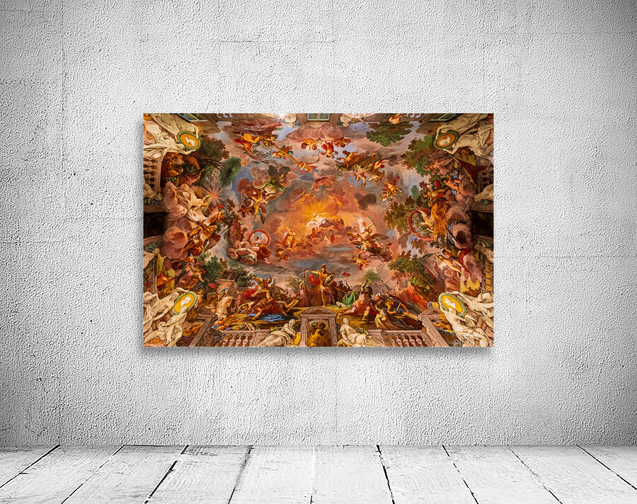 Ceiling painting in the Galleria Borghese Wall Preview