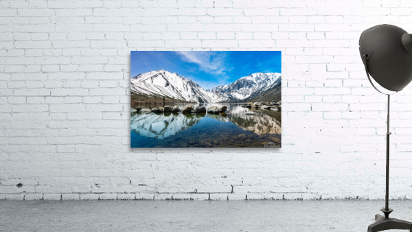 Reflections in Convict Lake in Sierra Nevadas Wall Preview