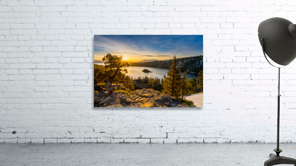 Sunrise over Emerald Bay on Lake Tahoe Wall Preview