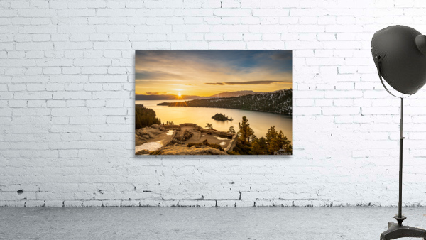 Sunrise over Emerald Bay on Lake Tahoe Wall Preview