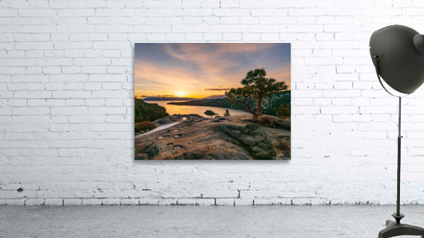 Emerald Bay on Lake Tahoe with snow Wall Preview