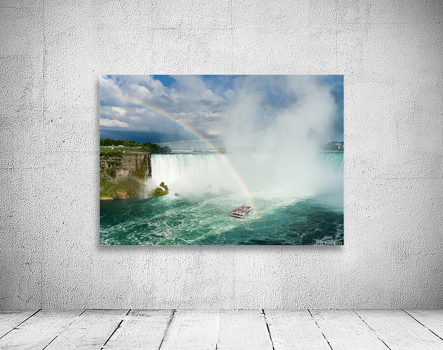 Detail of Canadian or Horseshoe Falls at Niagara Wall Preview