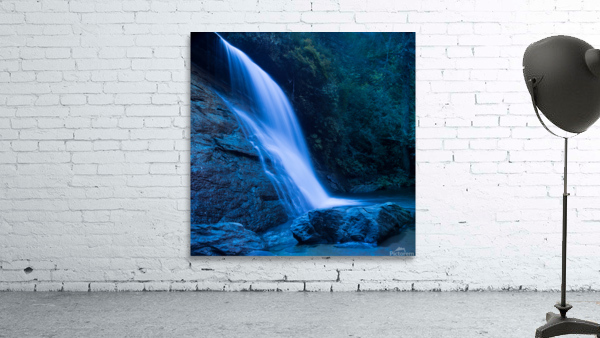 Silver Run falls waterfall near Cashiers NC Wall Preview