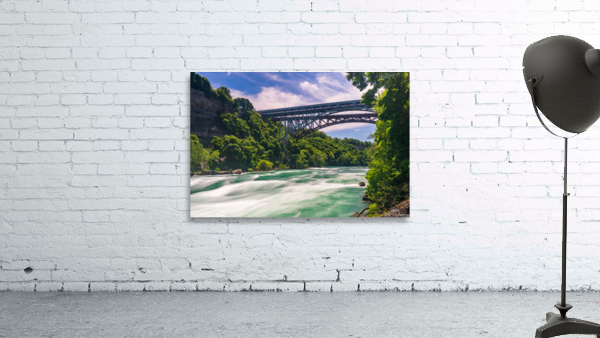 Niagara River at Whirlpool Bridge in Canada Wall Preview