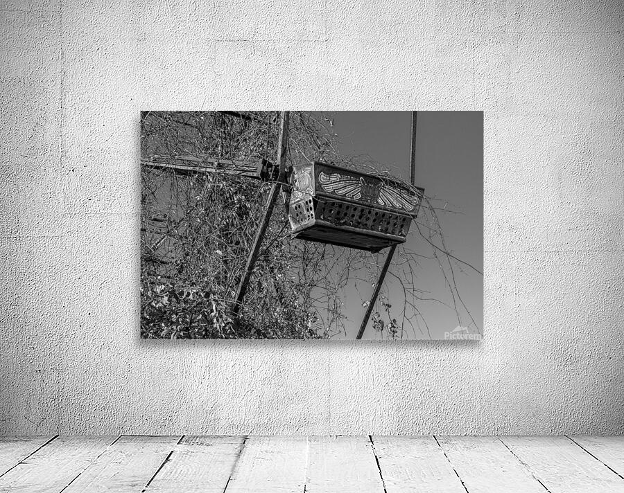 Ferris Wheel ride at abandoned funfair  Wall Preview