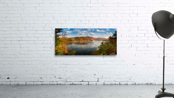 Fall colors on Cheat Lake Morgantown Wall Preview
