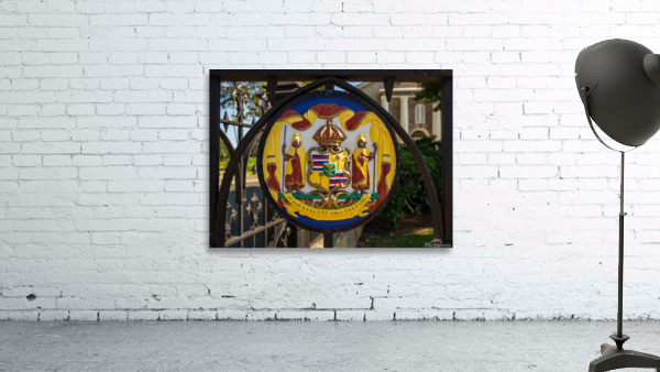 Painted seal at Kawaiahao church Wall Preview