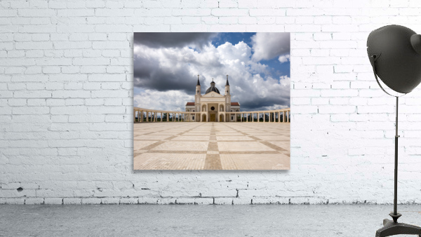 Panorama Basilica of Mongomo in Equatorial Guinea Wall Preview