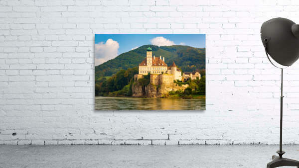 Schloss Schoenbuehel on Danube riverbank Wall Preview