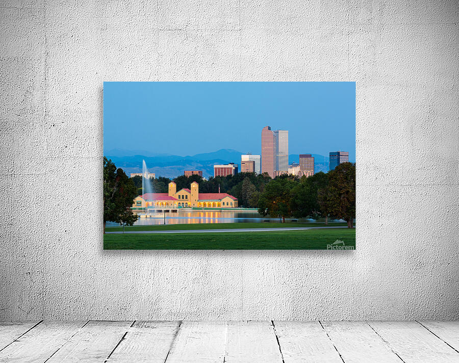 Skyline of Denver at dawn Wall Preview