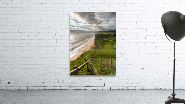 Path on cliffs at West Bay Dorset in UK Wall Preview