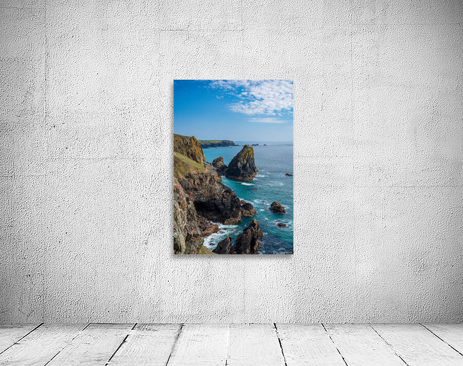 View towards the Lizard from Kynance Cove in Cornwall Wall Preview