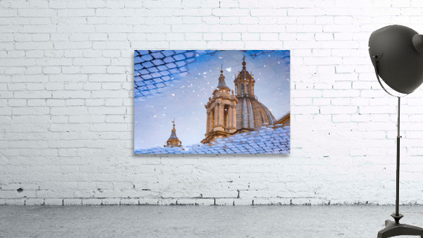 Dusk in famous Piazza Navona Wall Preview