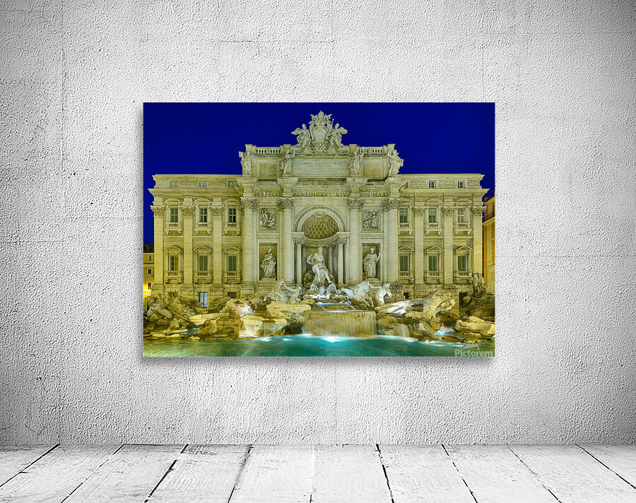 Trevi fountain details in Rome Italy Wall Preview