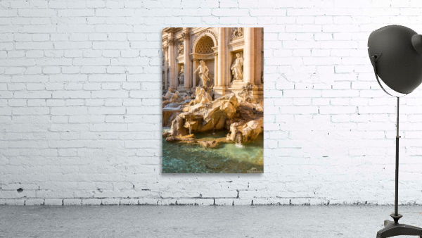 Trevi fountain details in Rome Italy Wall Preview