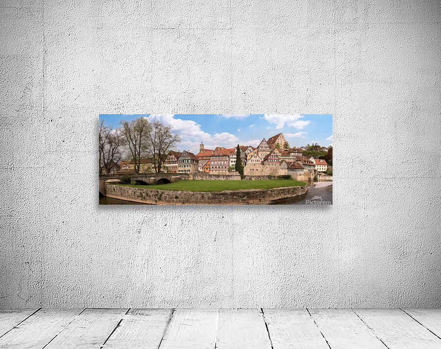 Panorama of Schwabisch Hall Germany Wall Preview