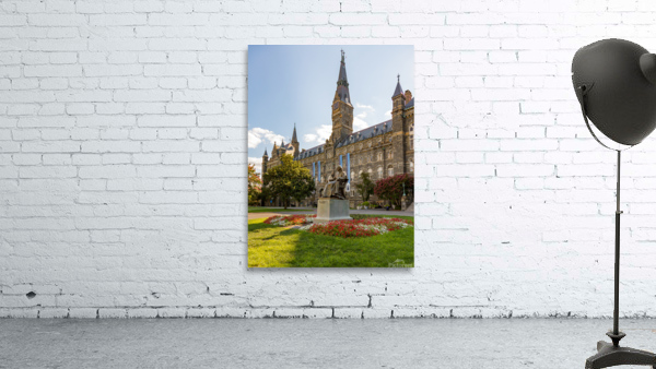 John Carroll Statue Healy Hall Georgetown University Wall Preview
