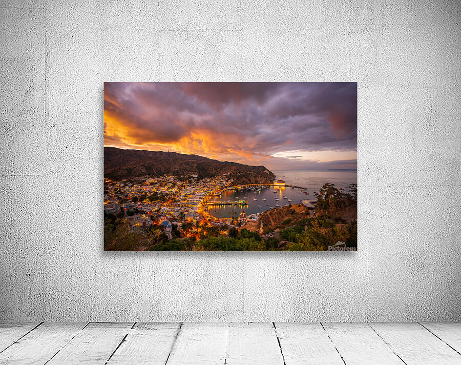 Sunset in Avalon on Catalina Island Wall Preview