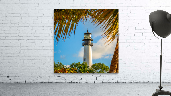 Cape Florida lighthouse in Bill Baggs State Park Wall Preview