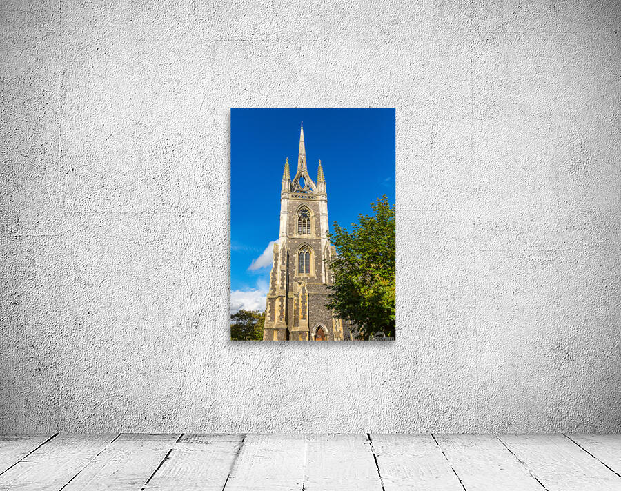Unusual tower crown spire in Faversham Kent Wall Preview