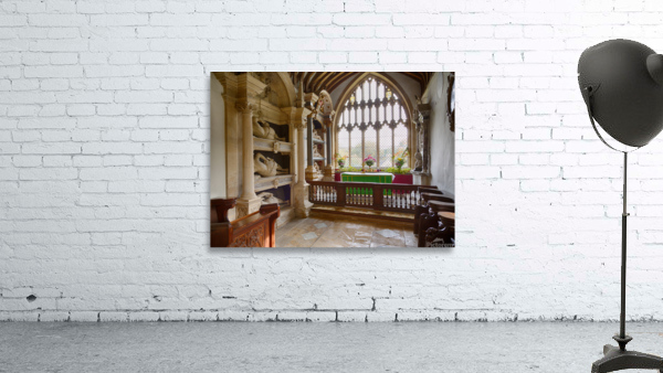 Interior of St Mary Church Swinbrook Wall Preview