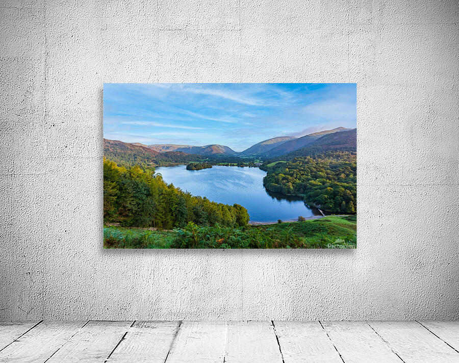 Lake Grasmere in early morning in Lake District Wall Preview