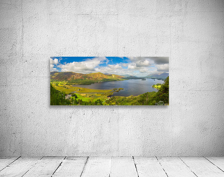 Derwent Water Panorama Wall Preview