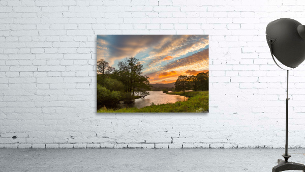 Sunset over Rydal Water in Lake District Wall Preview