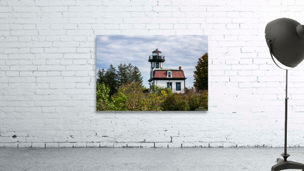 Old Colchester Reef lighthouse in Shelburne Wall Preview