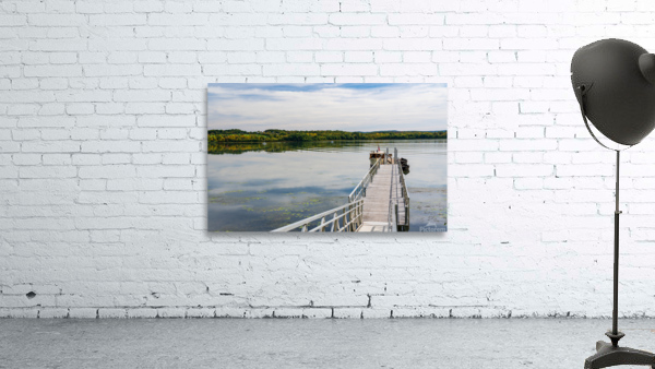 Lake Champlain by Fort Ticonderoga in the fall Wall Preview