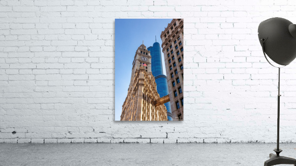 Wrigley building and Trump tower Chicago Wall Preview