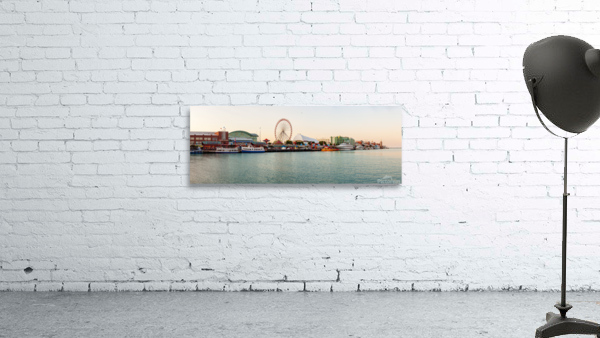 Panorama of Navy Pier in Chicago Wall Preview