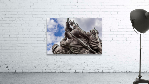 Detail of Iwo Jima Memorial in Washington Wall Preview